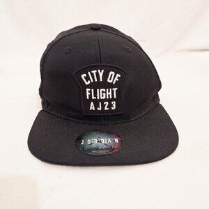 Jumpman Air Jordan  Black Cap CITY OF FLIGHT AJ23 Snapback Youth